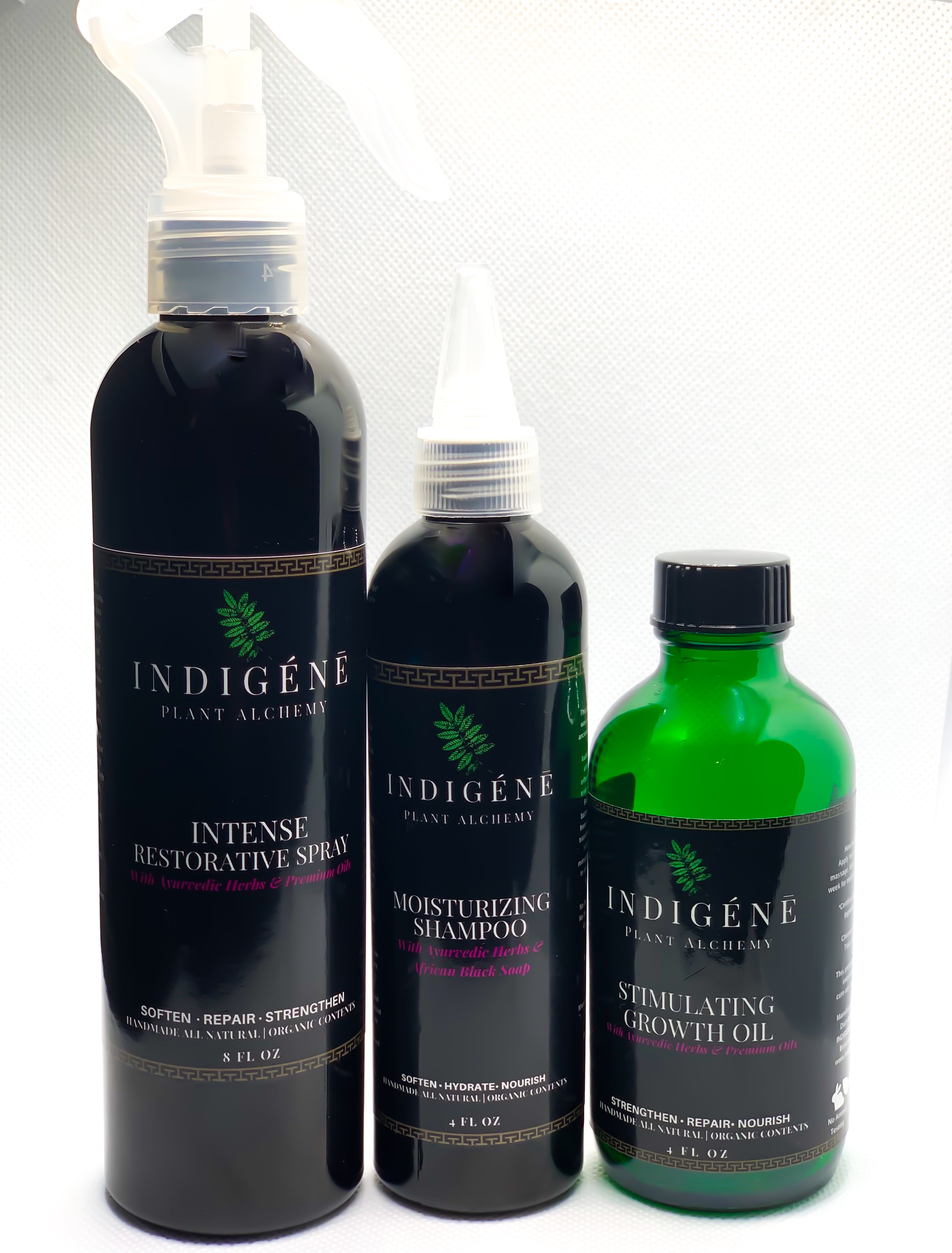 Indigénē Herbal Hair Growth Collection-All Natural & Organic Contents